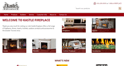 Desktop Screenshot of kastlefireplace.ca