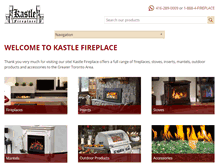 Tablet Screenshot of kastlefireplace.ca